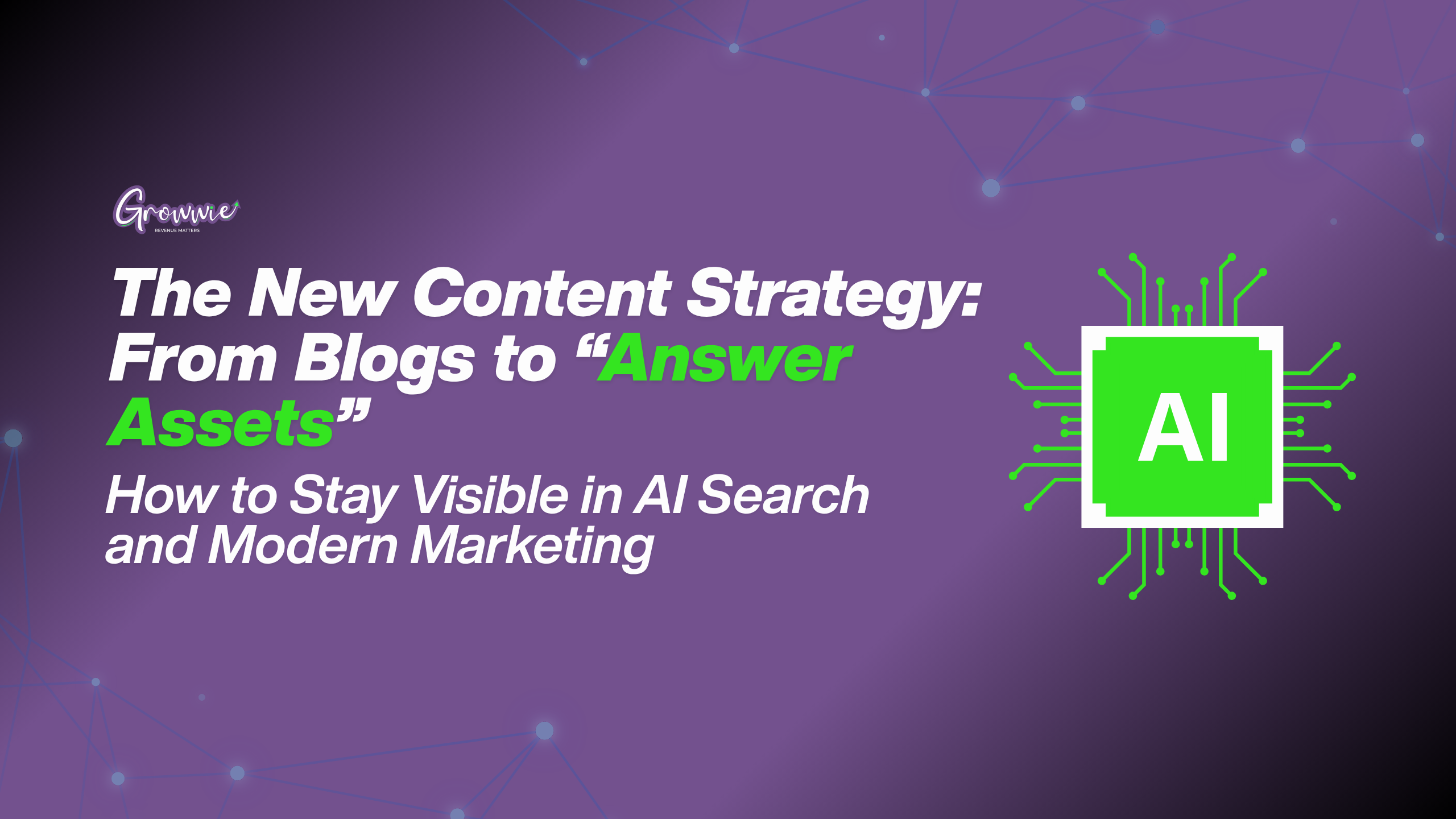 The New Content Strategy: From Blogs to “Answer Assets” - Growwie